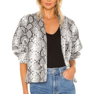 Billie Jacket in Snake- Revolve